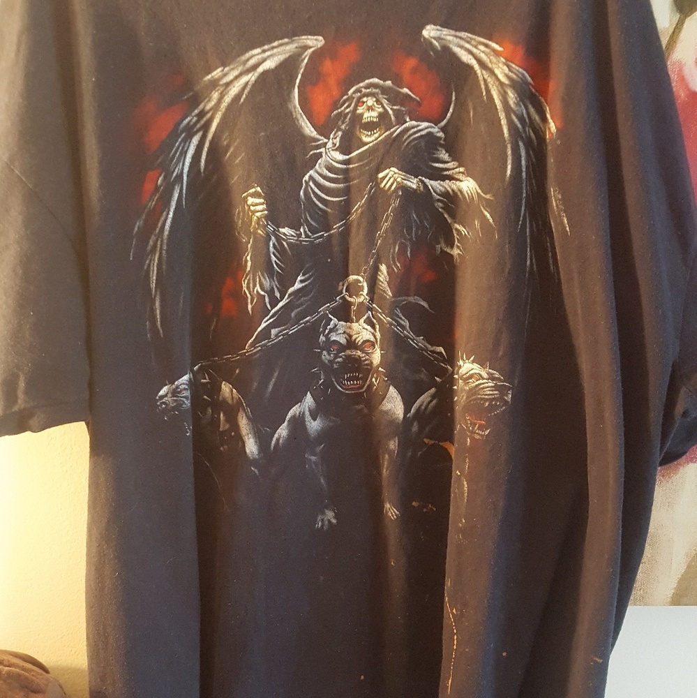Vintage Pitbull reaper t shirt